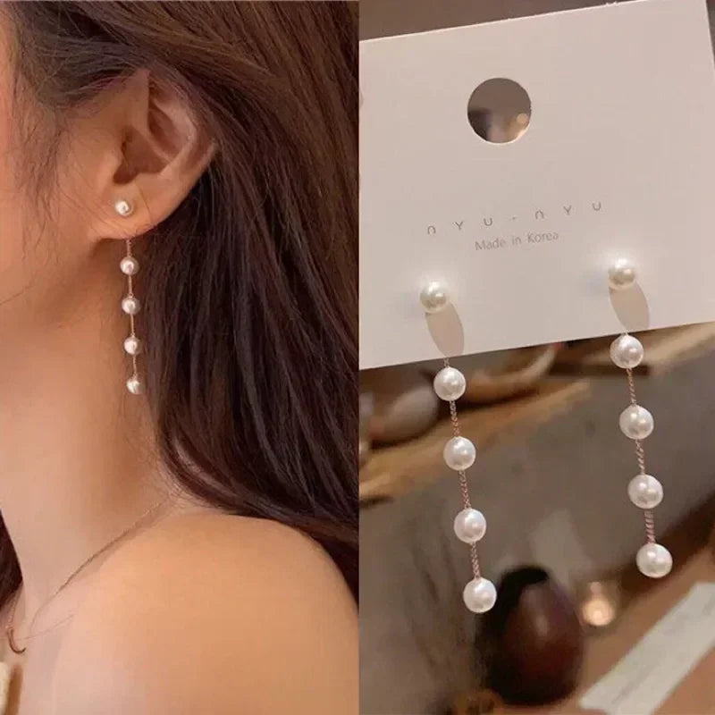 Blue Flower Stud Earrings – Elegant Floral Crystal Earrings for Women Vintage Jewelry
