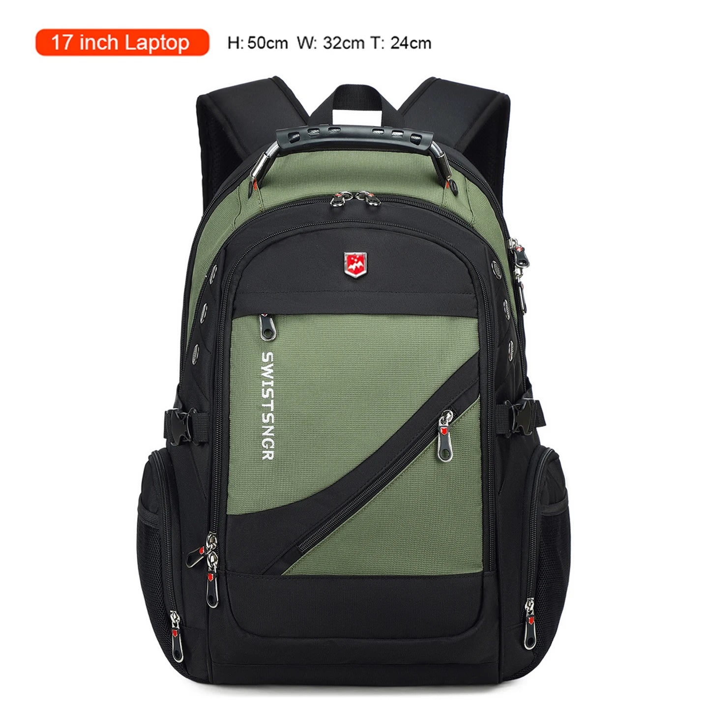 SWISSTSNGR Waterproof Backpack – Casual Laptop & College Bag