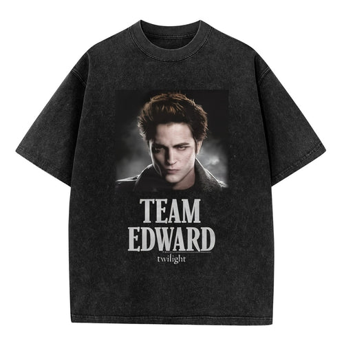 Official Team Edward Twilight Vintage Graphic Tee, Vintage Style Fan Tee