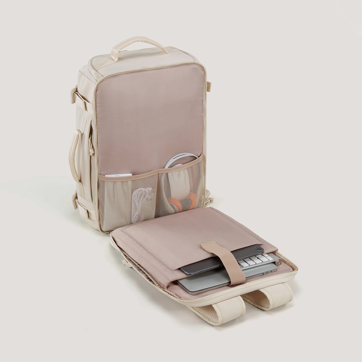 Multifunction Travel Backpack – Expandable Carry On Bag with Laptop Compartment