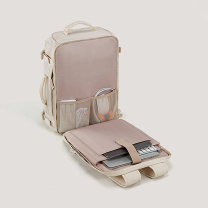 Multifunction Travel Backpack – Expandable Carry On Bag with Laptop Compartment