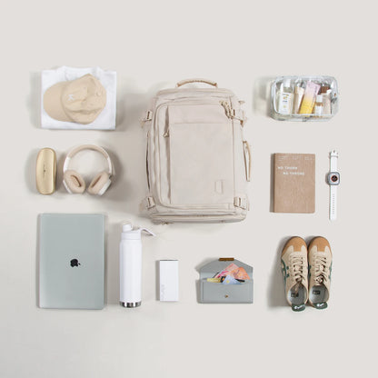 Multifunction Travel Backpack – Expandable Carry On Bag with Laptop Compartment