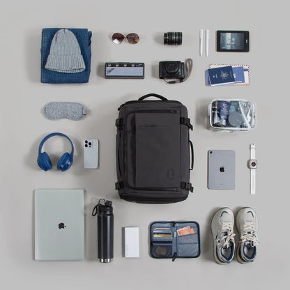 Multifunction Travel Backpack – Expandable Carry On Bag with Laptop Compartment