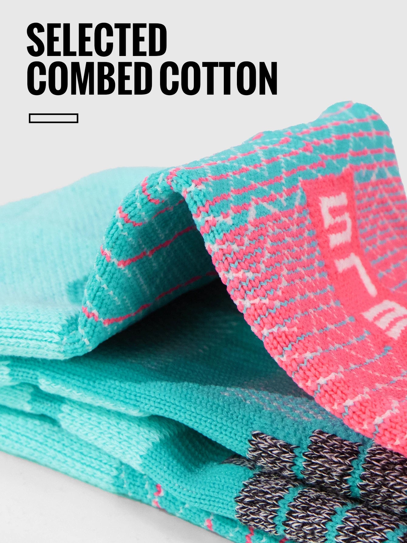 Compression Running Socks – Breathable Athletic Sports Crew Socks