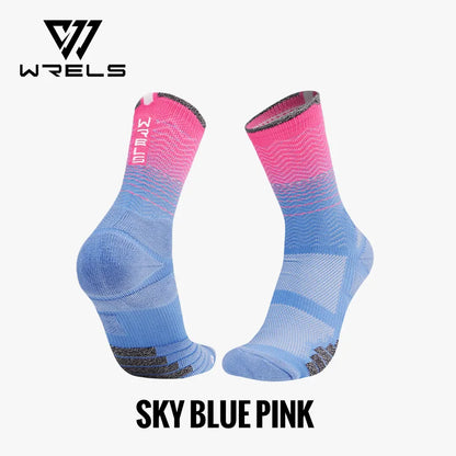Compression Running Socks – Breathable Athletic Sports Crew Socks