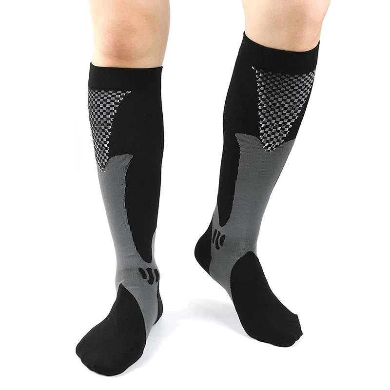 Compression Knee High Sports Socks – Athletic Running & Recovery Socks