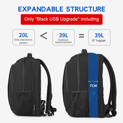 TIGERNU Laptop Backpack for Men – Waterproof Business Travel Backpack