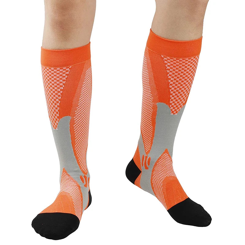 Compression Knee High Sports Socks – Athletic Running & Recovery Socks