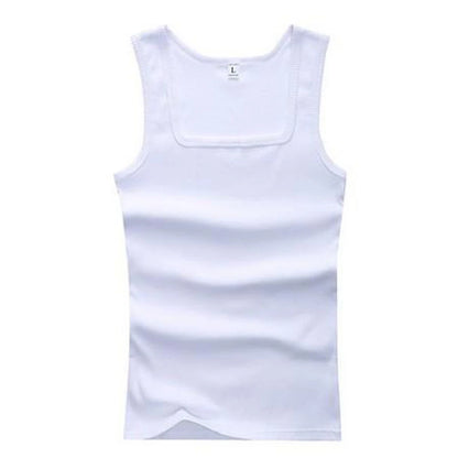 Men’s Ribbed Tank Top – Sleeveless Cotton Gym Shirt Casual Fitness Undershirt for Summer