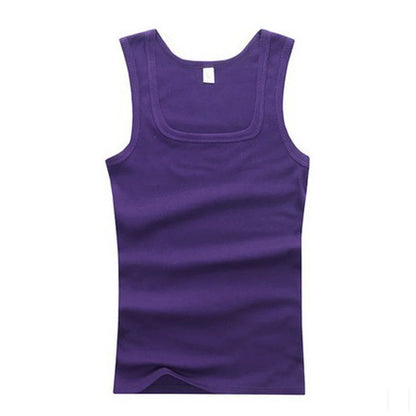 Men’s Ribbed Tank Top – Sleeveless Cotton Gym Shirt Casual Fitness Undershirt for Summer