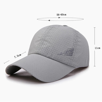 Breathable Quick Dry Baseball Cap – Lightweight Sports Running Hat