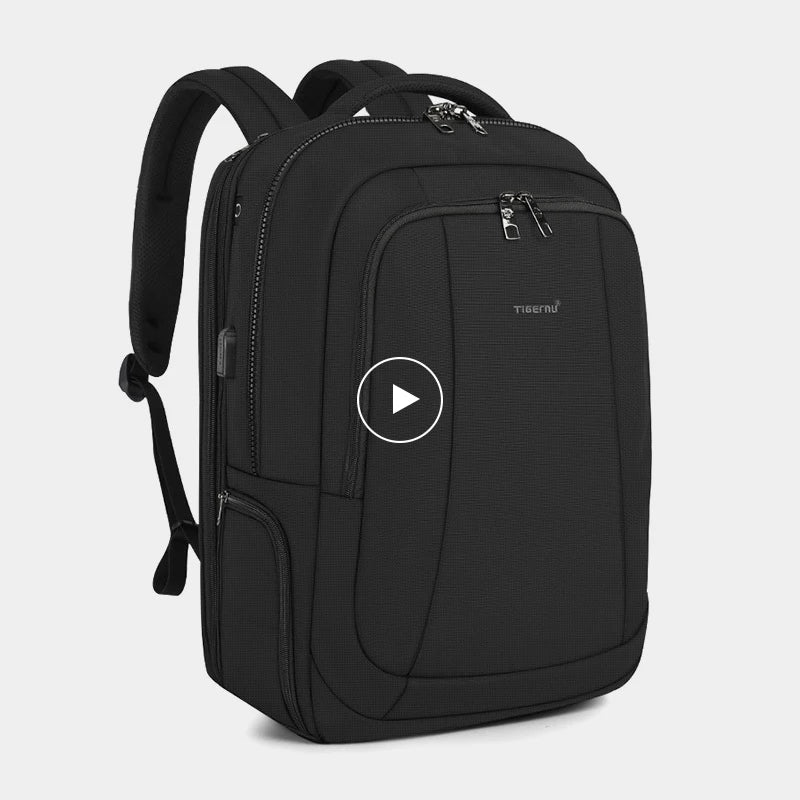 TIGERNU Laptop Backpack for Men – Waterproof Business Travel Backpack