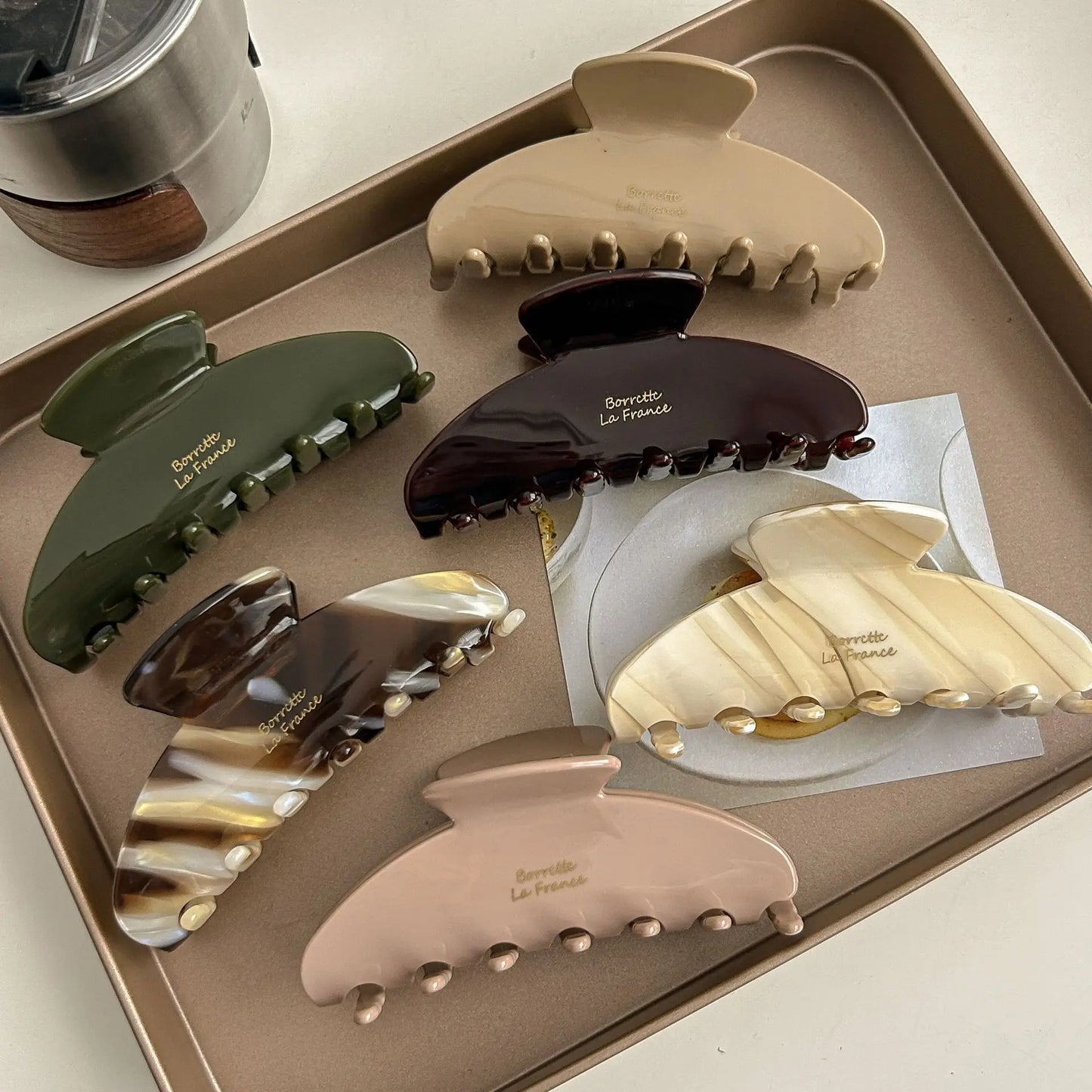 Matte Claw Hair Clip Set – Minimalist Large Jaw Clips for Women Trendy Hair Accessories