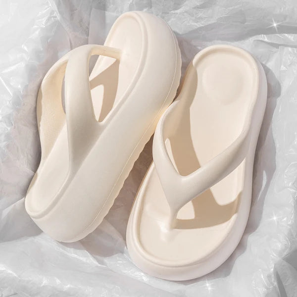 Popular Chunky Platform Clip Toe Sandals 2026 Women New Thick Bottom Slip On Silppers EVA Anti-odorant Sandalias De Mujer 5cm