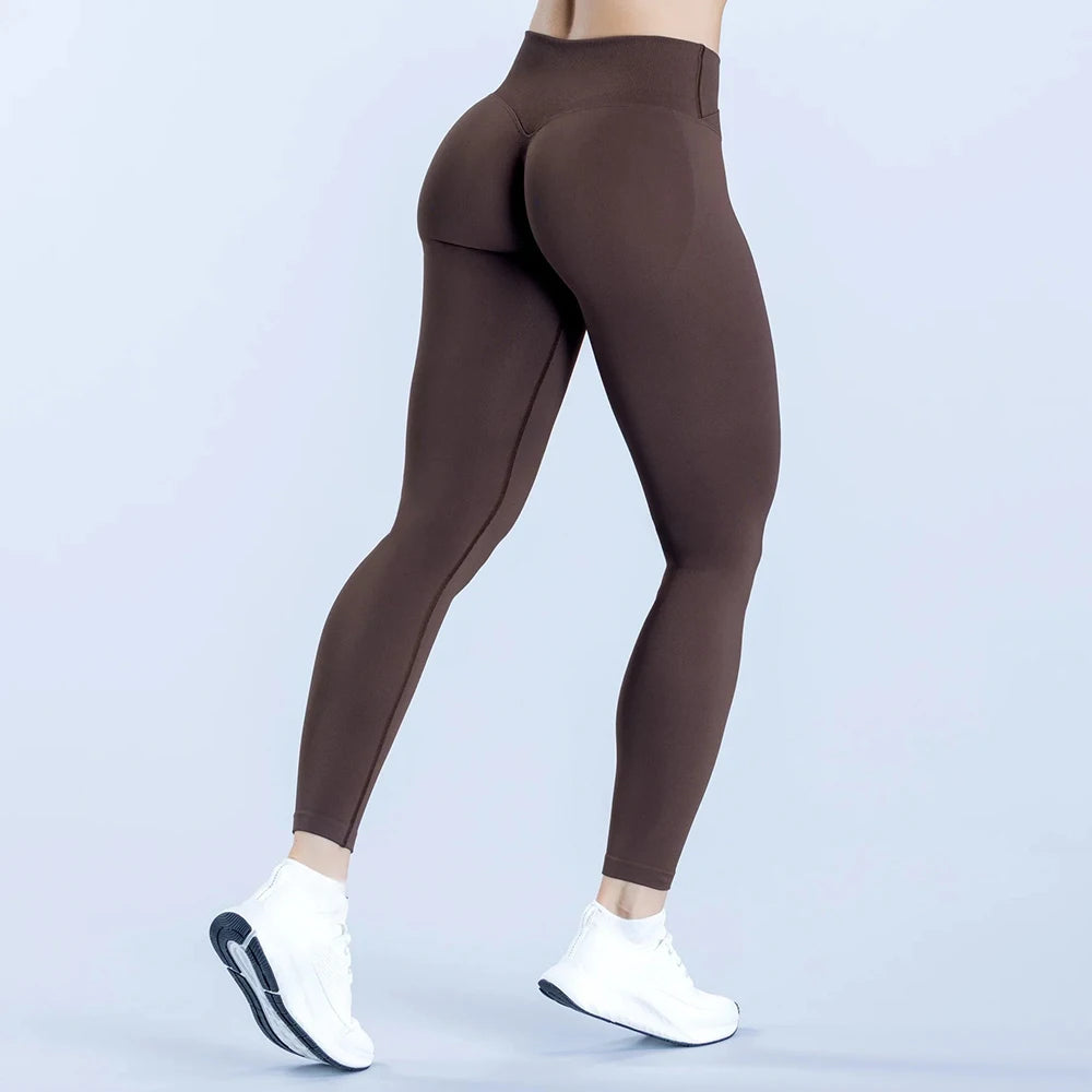 Waist Seamless Leggings – Stretchy Gym & Everyday Wear