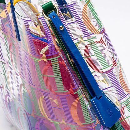Colorful Transparent Tote Bag – Women’s Fashion Shoulder & Crossbody Bag