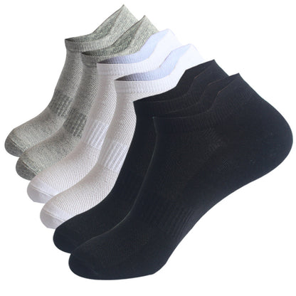 Men’s Low Cut Ankle Socks – Breathable Cotton No Show Socks Pack
