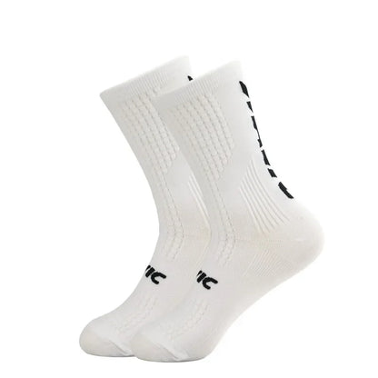 Compression Sports Crew Socks – Breathable Athletic Training Socks