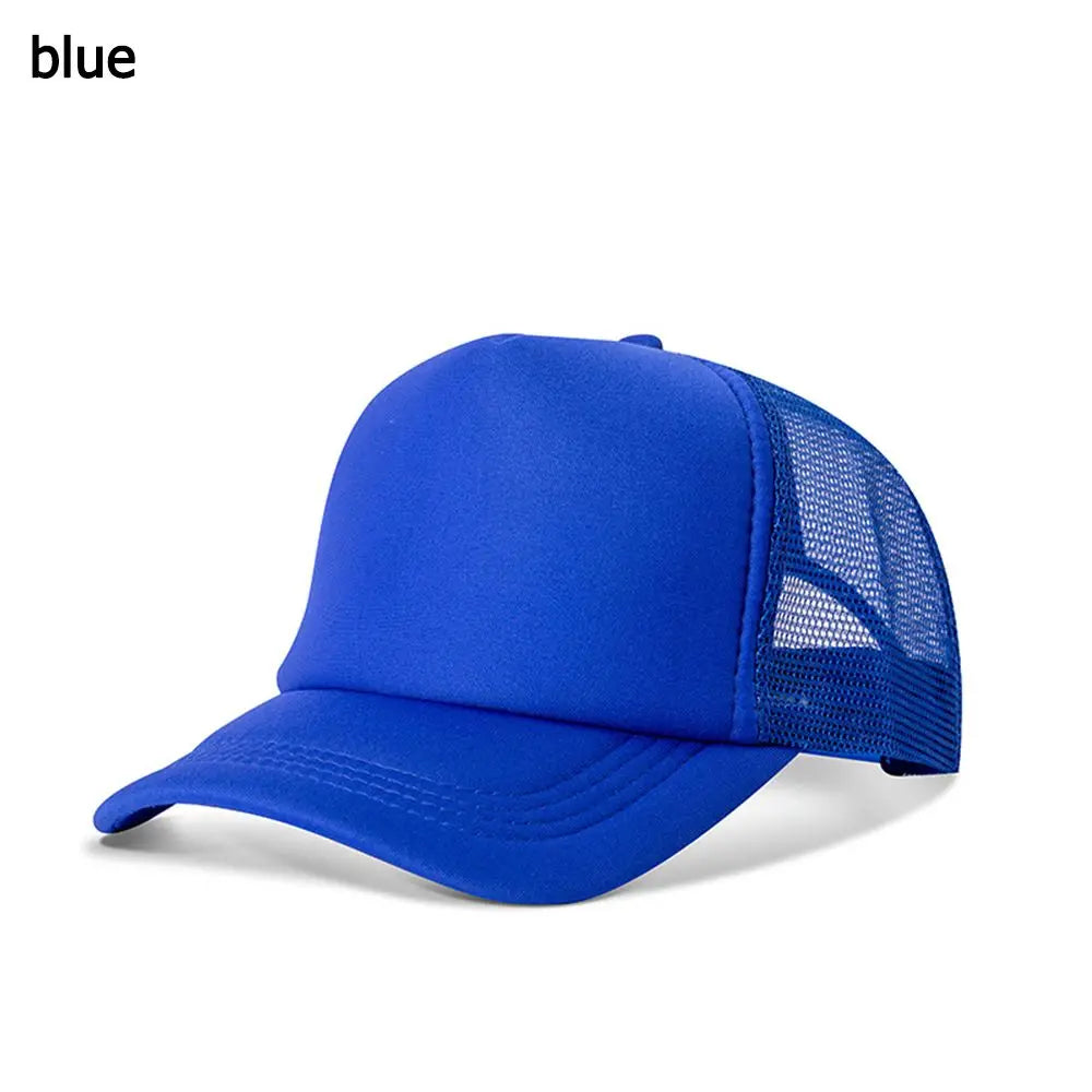 Blank Trucker Hat – Adjustable Mesh Baseball Cap for Men & Women