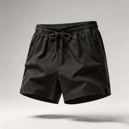Men’s Quick Dry Athletic Shorts – Lightweight Running & Gym Workout Shorts with Zipper Pockets