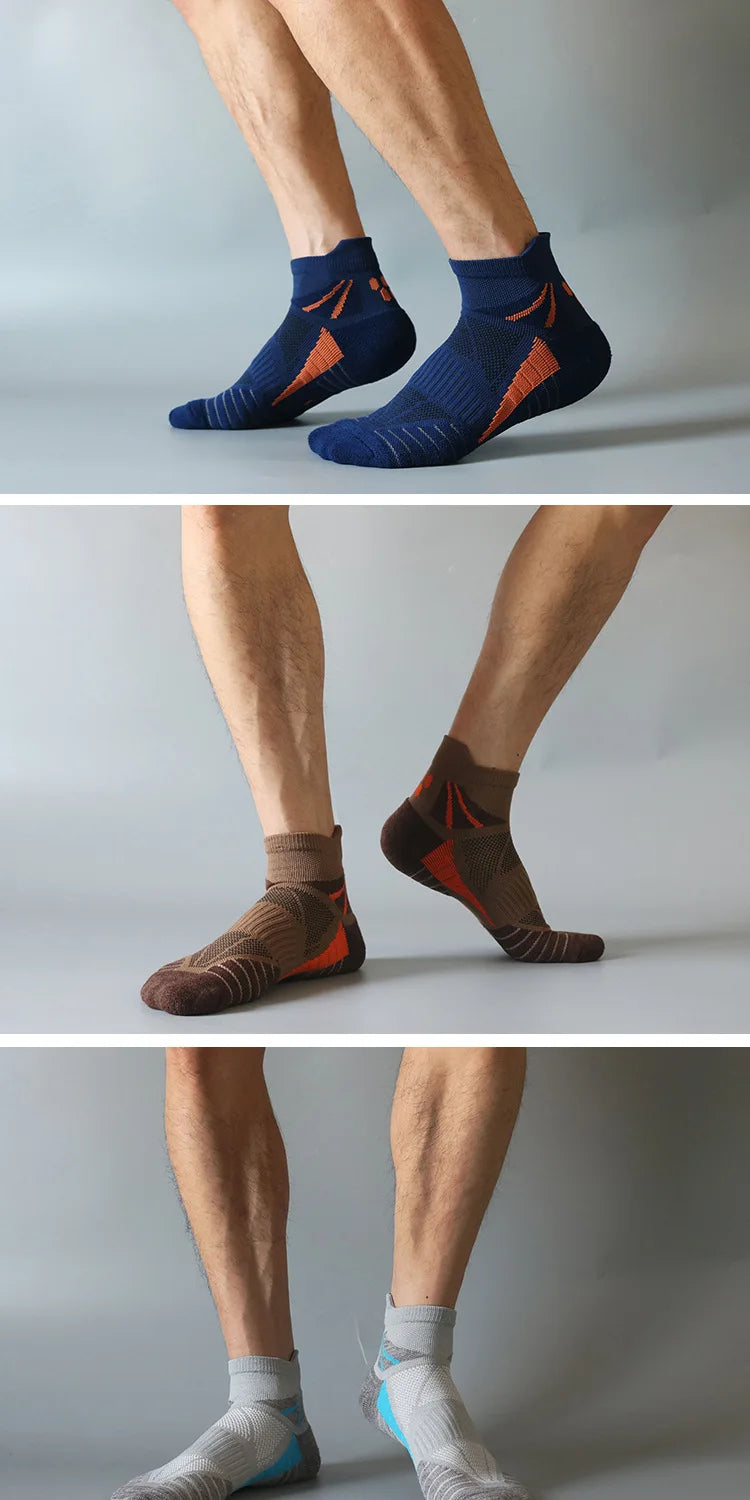 Performance Running Ankle Socks – Breathable Athletic Sports Socks
