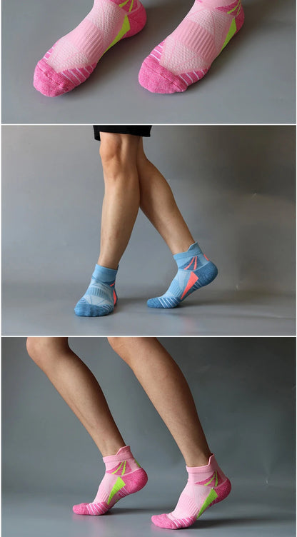 Performance Running Ankle Socks – Breathable Athletic Sports Socks