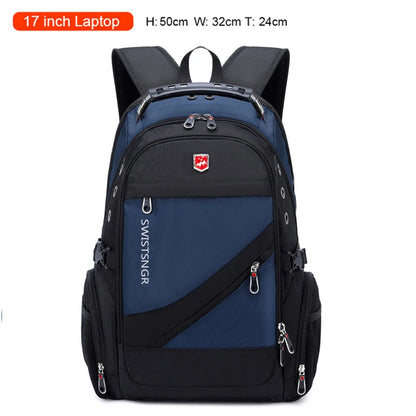 SWISSTSNGR Waterproof Backpack – Casual Laptop & College Bag