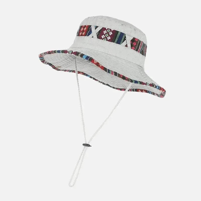 Wide Brim Outdoor Bucket Hat – UV Protection Fishing & Hiking Sun Hat