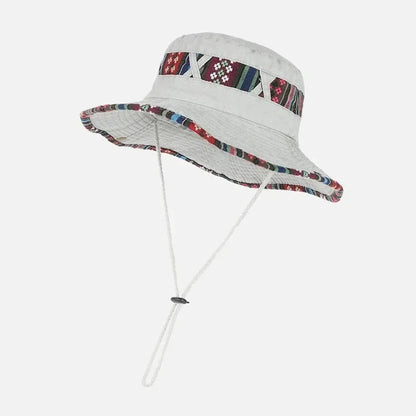Wide Brim Outdoor Bucket Hat – UV Protection Fishing & Hiking Sun Hat