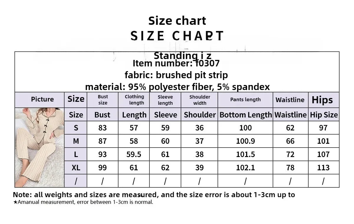 Women’s Long Sleeve Pajama Set – Soft Summer Sleepwear with Trousers, Cozy Lounge Homewear for Women