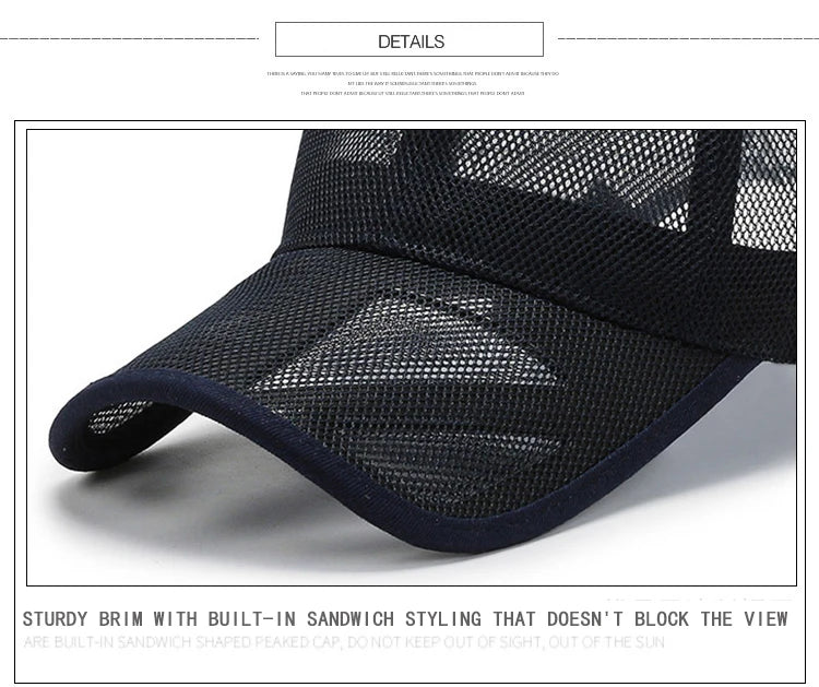 Skull Tactical Trucker Hat – Breathable Mesh Military Baseball Cap