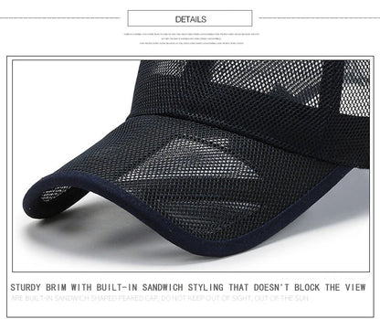 Skull Tactical Trucker Hat – Breathable Mesh Military Baseball Cap
