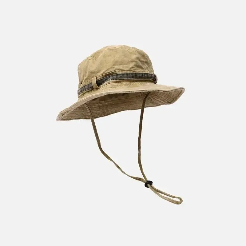Wide Brim Outdoor Bucket Hat – UV Protection Fishing & Hiking Sun Hat