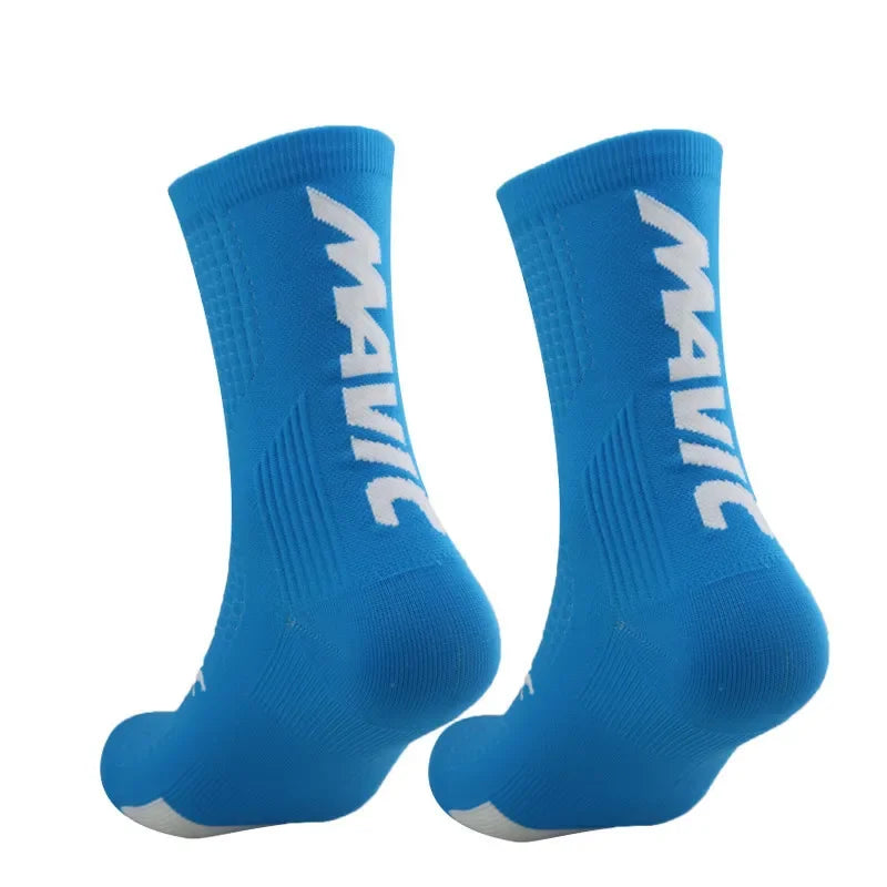 Compression Sports Crew Socks – Breathable Athletic Training Socks