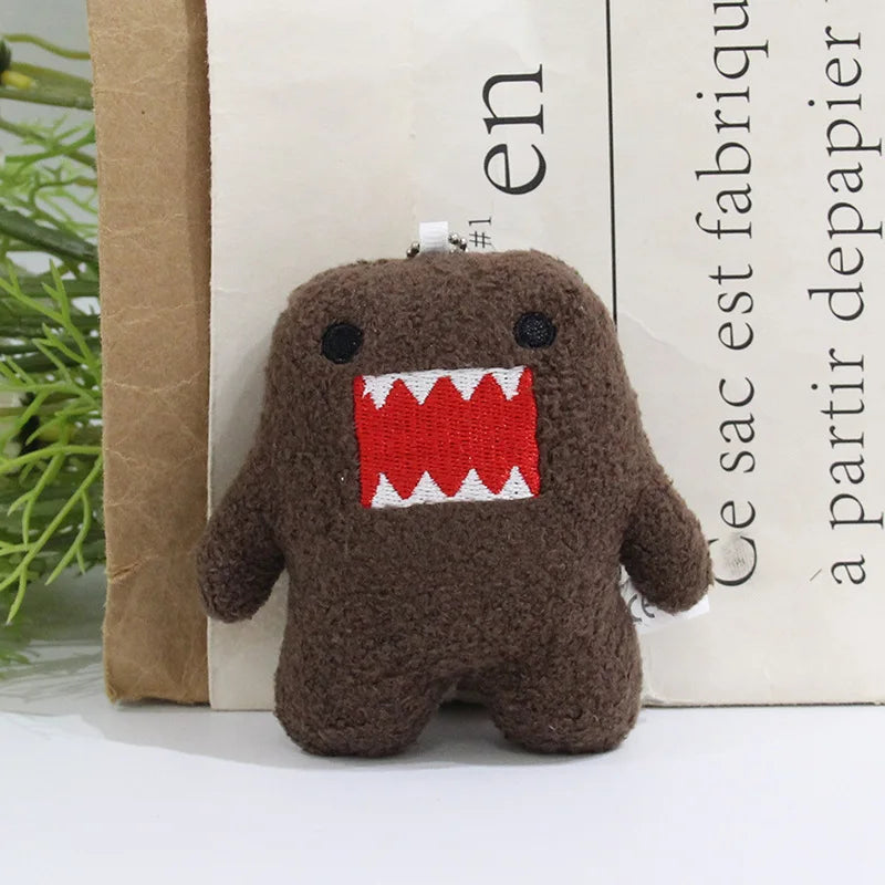 Cute Monster Plush Keychain – Kawaii Cartoon Bag Charm Keyring