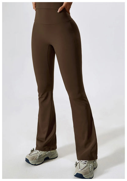 Sage Green Long Sleeve Crop Top & Flare Leggings Set