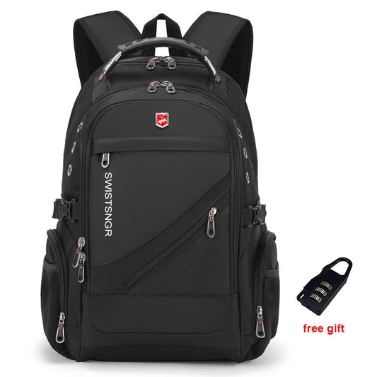 SWISSTSNGR Waterproof Backpack – Casual Laptop & College Bag