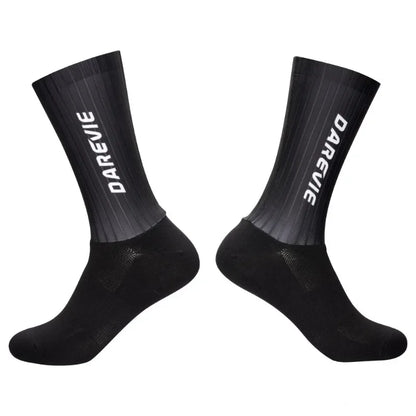 Cycling Compression Socks – Breathable Athletic Crew Socks for Running & Sports