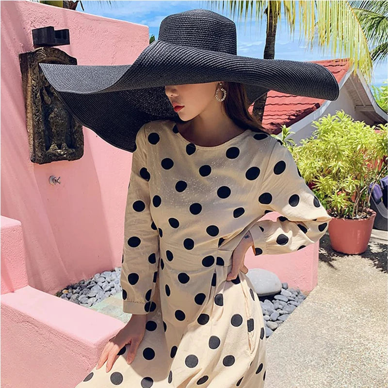 Women’s Extra Wide Brim Floppy Sun Hat – Oversized Beach Hat