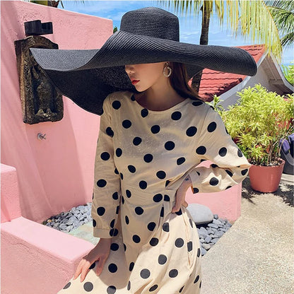 Women’s Extra Wide Brim Floppy Sun Hat – Oversized Beach Hat