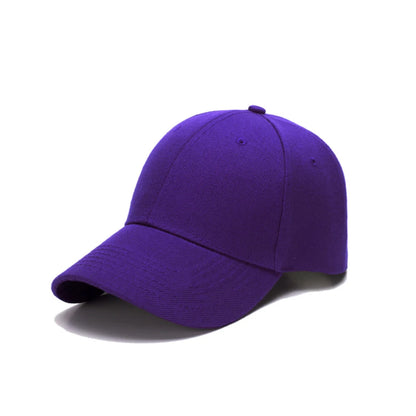 Solid Color Baseball Cap – Casual Adjustable Sports Hat