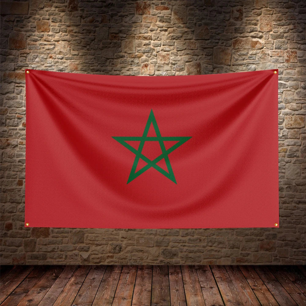 Morocco Flag For Decor