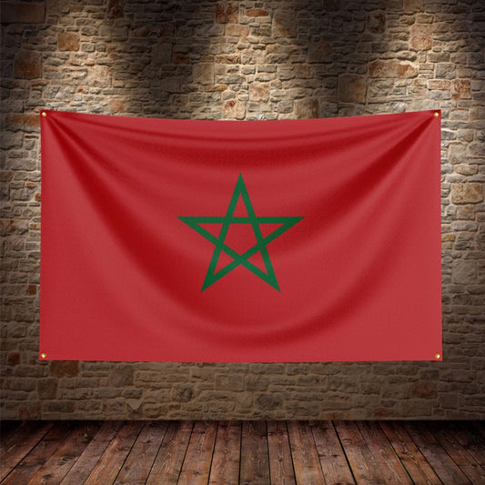 Morocco Flag For Decor