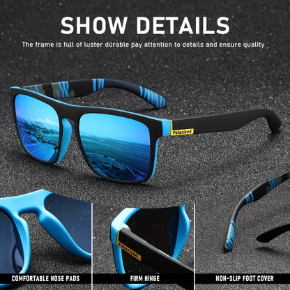 Vintage Square Polarized Sunglasses | UV400 Luxury