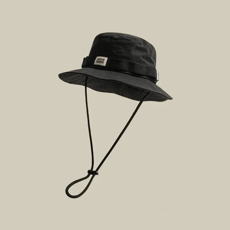 Wide Brim Outdoor Bucket Hat – UV Protection Fishing & Hiking Sun Hat