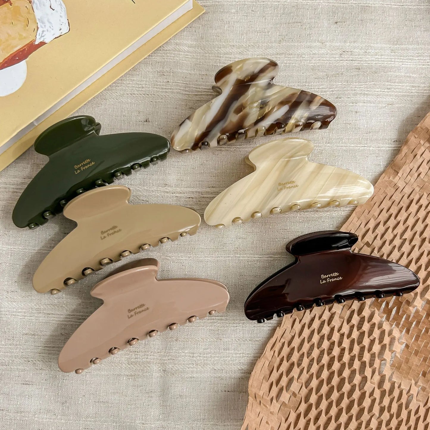 Matte Claw Hair Clip Set – Minimalist Large Jaw Clips for Women Trendy Hair Accessories