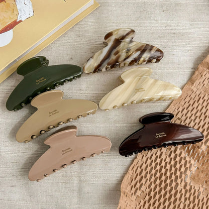 Matte Claw Hair Clip Set – Minimalist Large Jaw Clips for Women Trendy Hair Accessories
