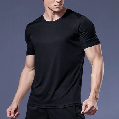 Men’s Quick Dry Athletic T-Shirt – Breathable Fitness Gym Tee for Running, Workout & Sportswear