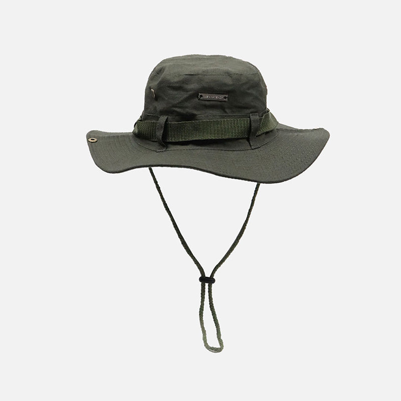 Wide Brim Outdoor Bucket Hat – UV Protection Fishing & Hiking Sun Hat