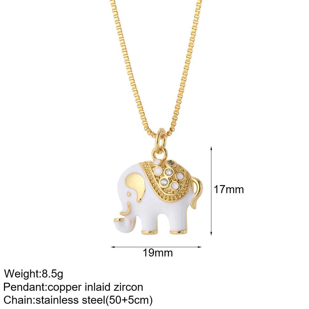 Gold Charm Pendant Necklace Collection – Celestial Eye Heart Sun Moon Layered Necklaces for Women